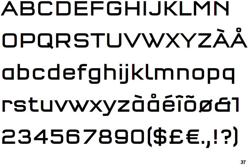 Identifont FF QType Square