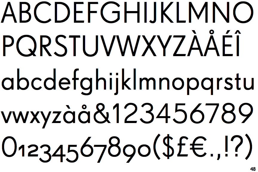 Identifont FF Super Grotesk
