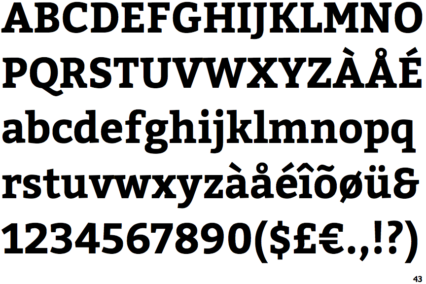 Identifont Bitter Bold (Google)