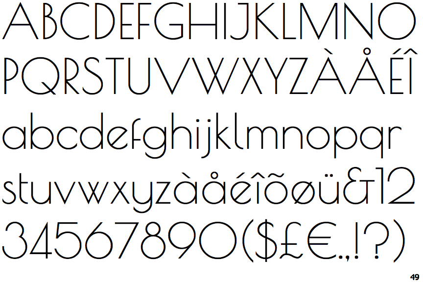 Identifont Poiret One
