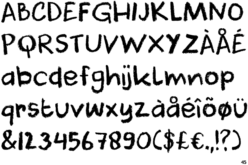 Identifont Cool Crayon