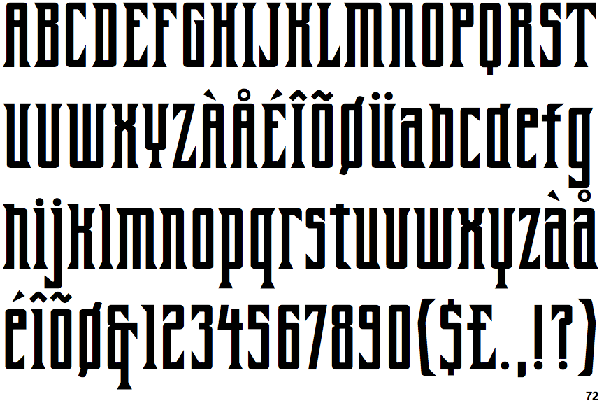 Identifont Farrier