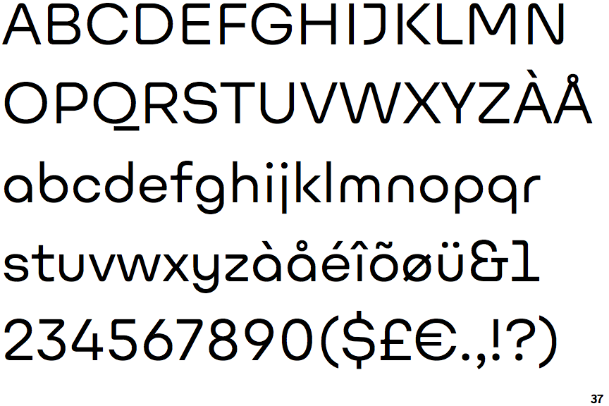 Identifont Ulm Grotesk