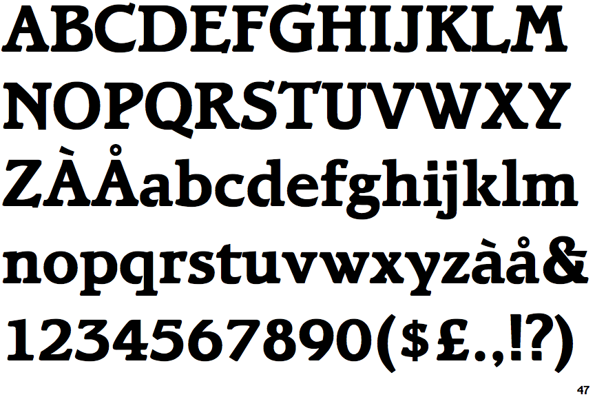 Identifont Letraset Bramley Bold
