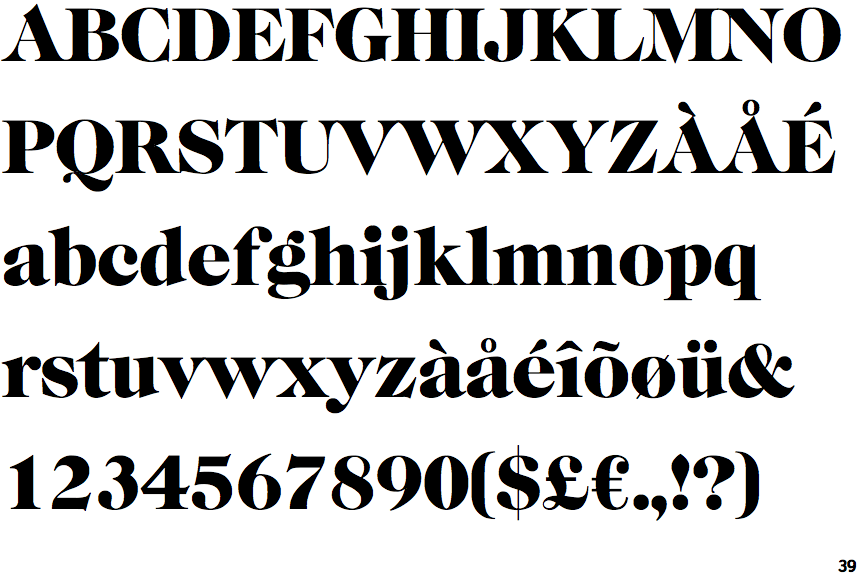 Identifont Caslon Graphique