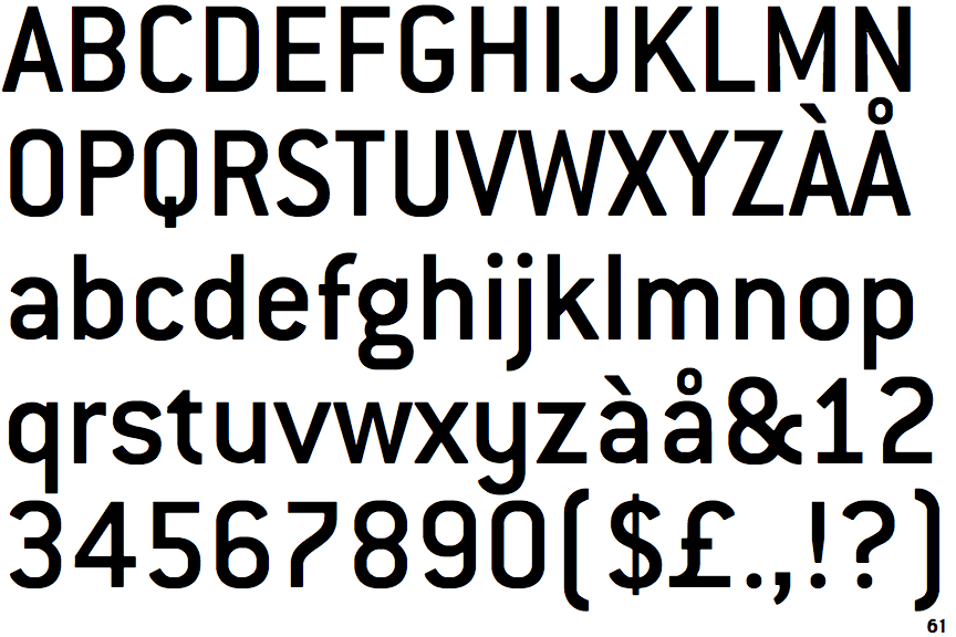 Identifont ITC Conduit Medium