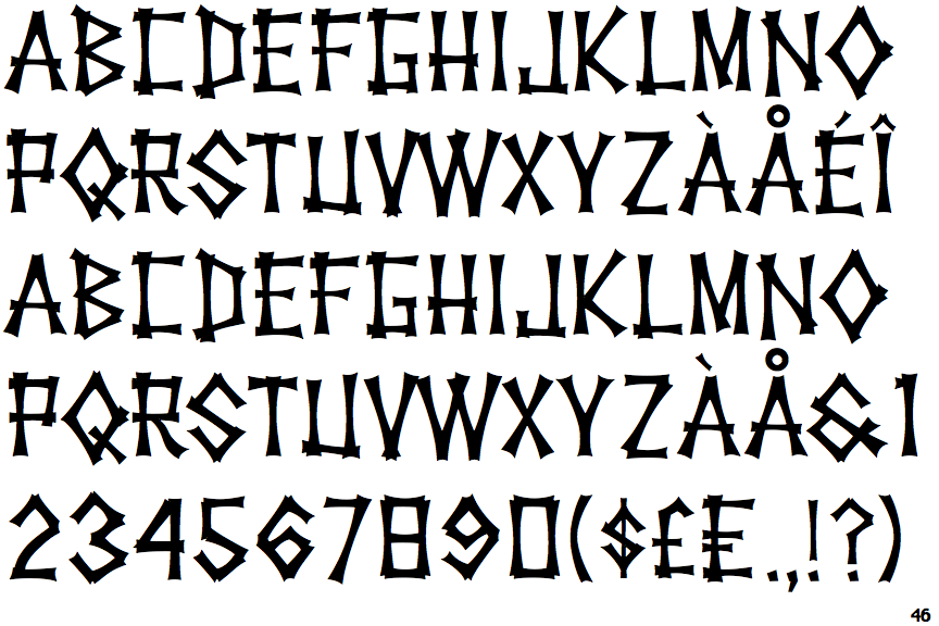 Identifont Kon Tiki Hula