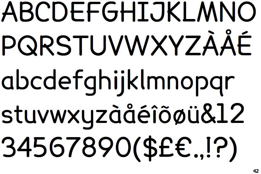 Identifont Lexie Readable Identifont Lexie Readable