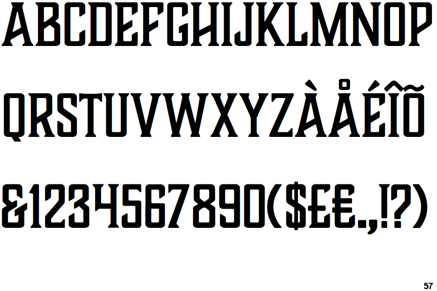 Identifont Boucherie Block