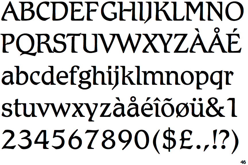Identifont Romic Light (Letraset)