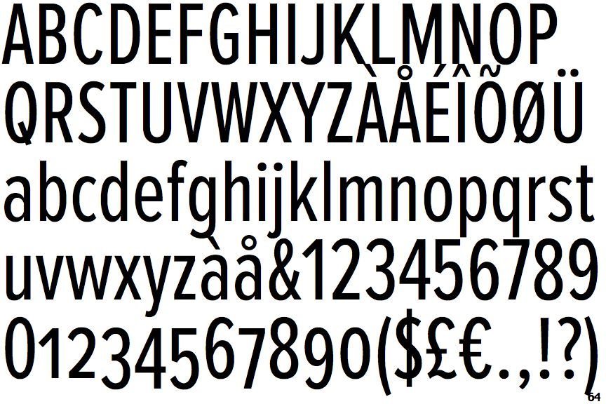 Identifont Proxima Nova Extra Condensed