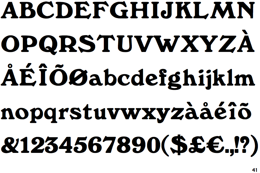 Identifont Windsor Bold (Mecanorma)