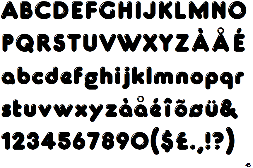 Identifont Glowworm