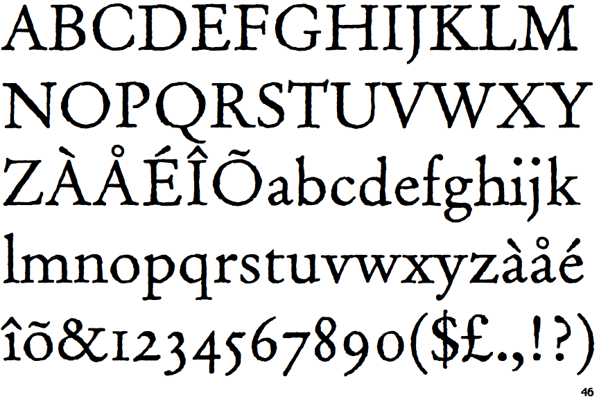 Caslon Antique Font
