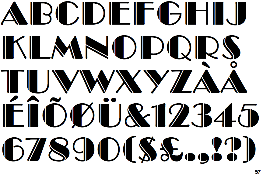 Identifont Monotype Broadway Engraved