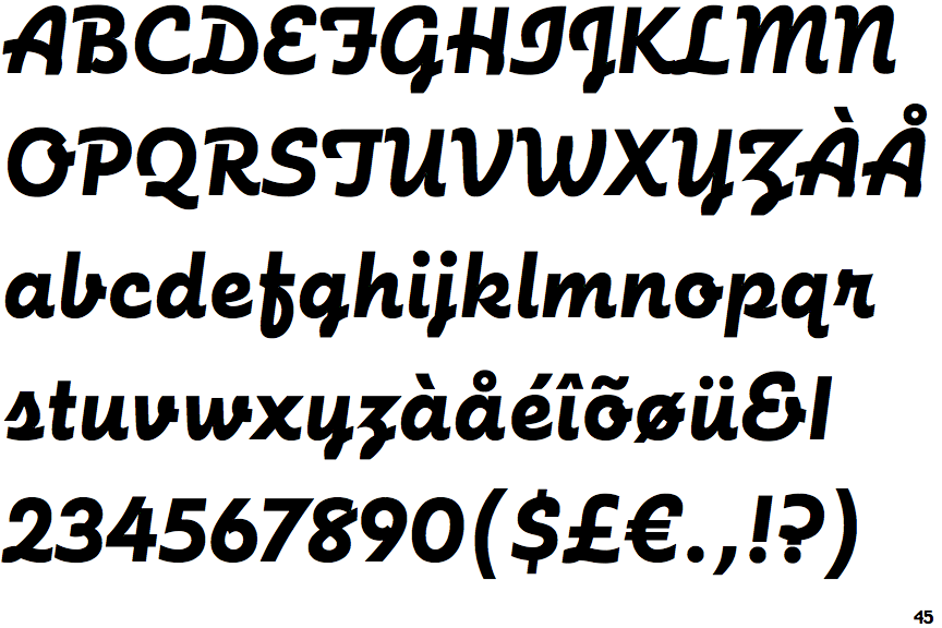 Identifont Futura Now Script Extra Bold