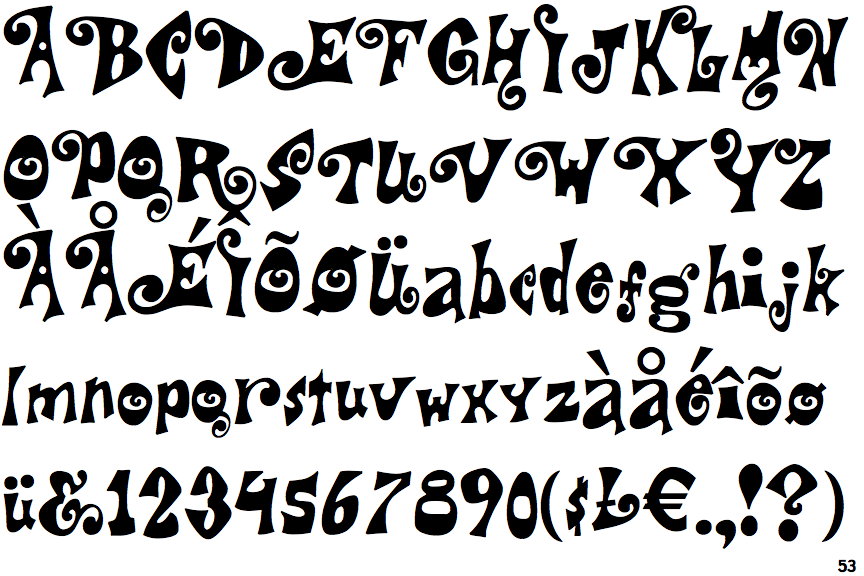 Identifont Bad Dookie NF