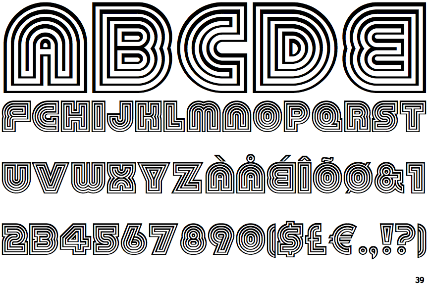 Identifont Disco Inferno NF