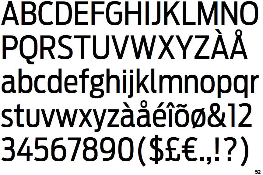 Identifont Antenna Condensed