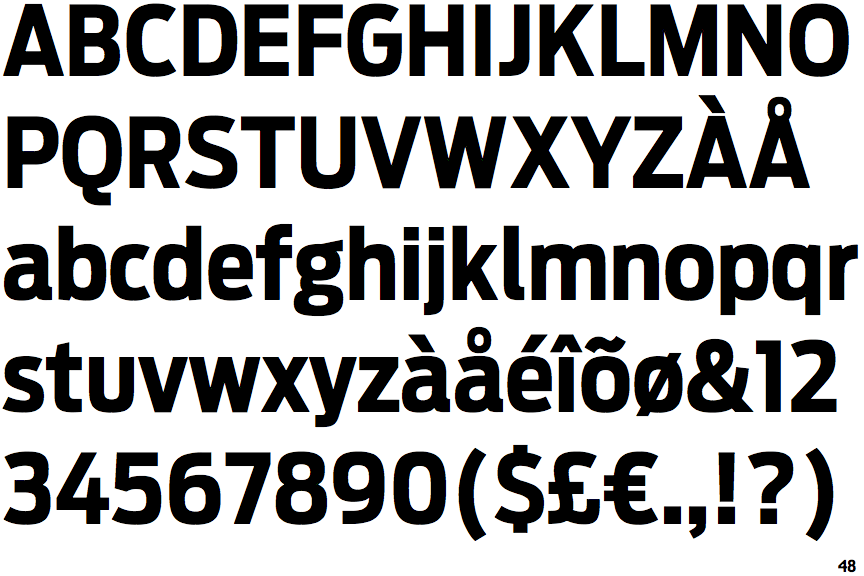 Identifont Antenna Condensed Bold