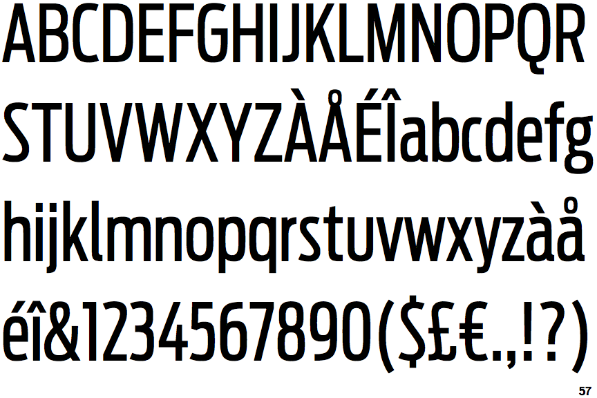 Identifont Antenna Extra Condensed