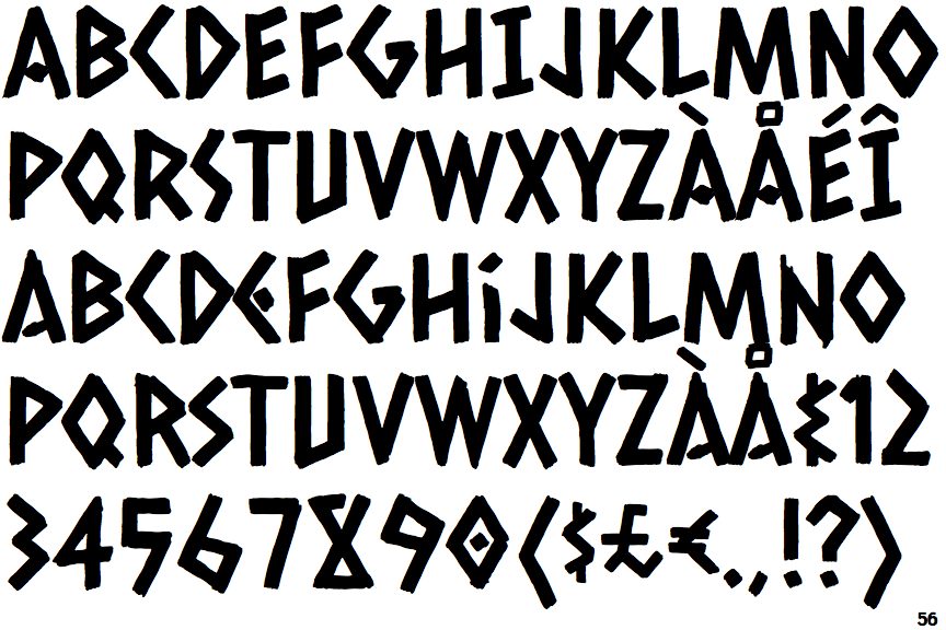 Identifont Caesar Dressing