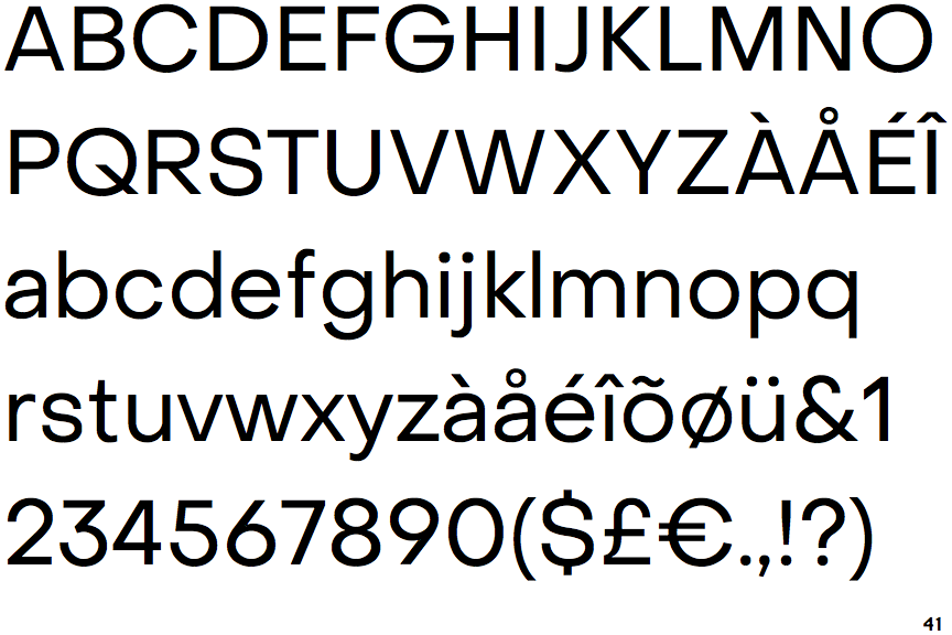Identifont Object Sans