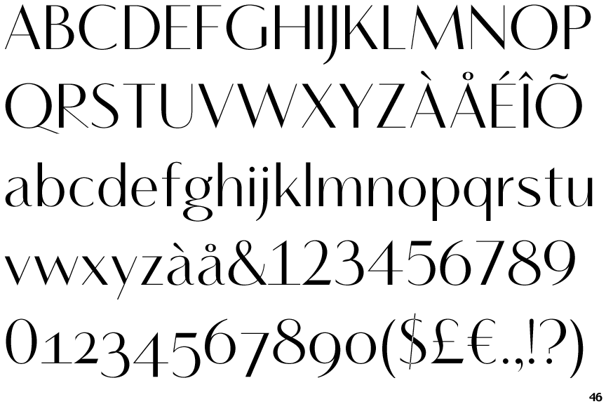 Identifont Vanitas Bold