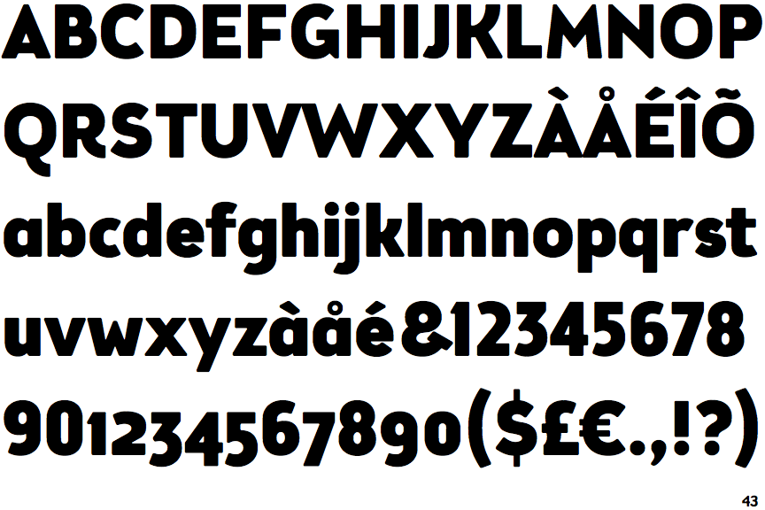 Identifont Brooklyn Samuels No. 5 Fat