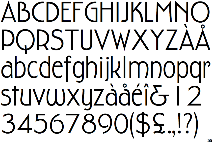 Identifont Hollywood Deco SG