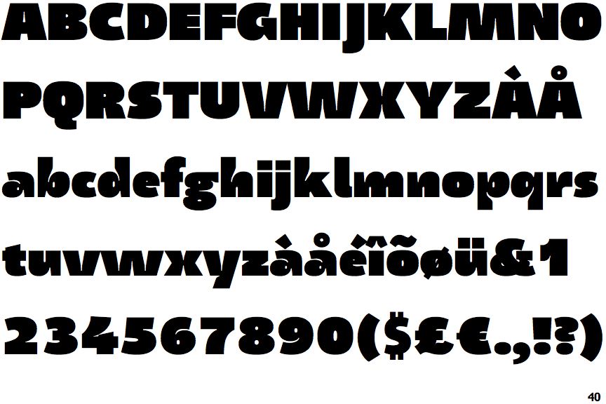 Identifont Tang Ultra Black