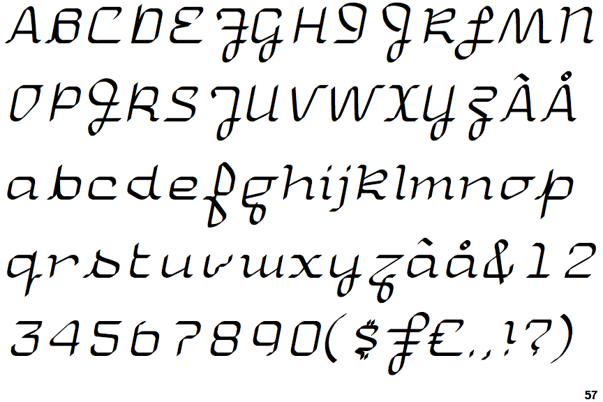 Identifont - Uniglow Fifty Cursive