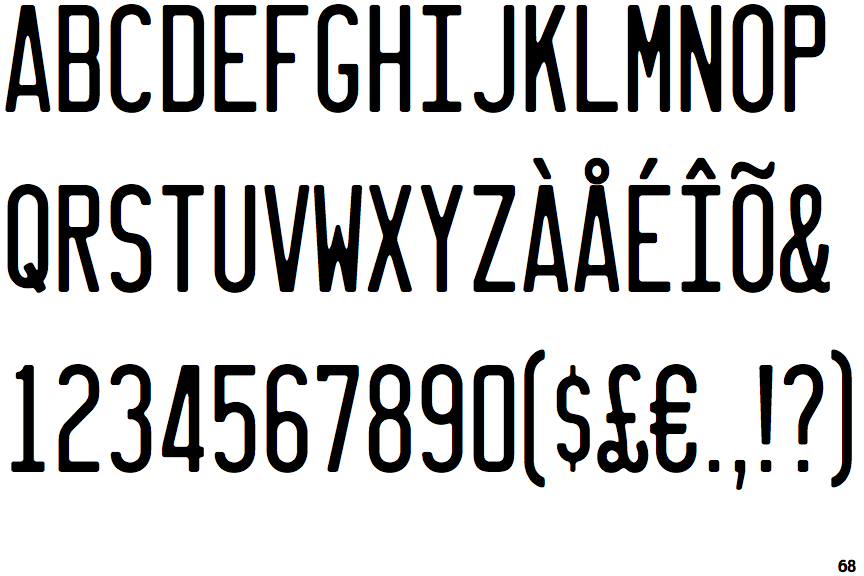 Identifont Dealerplate Ohio