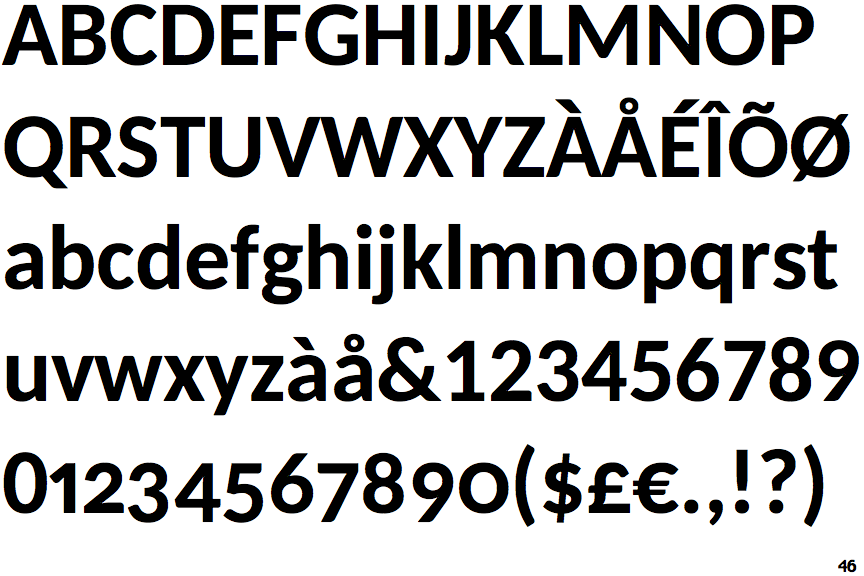 Identifont Carlito Bold