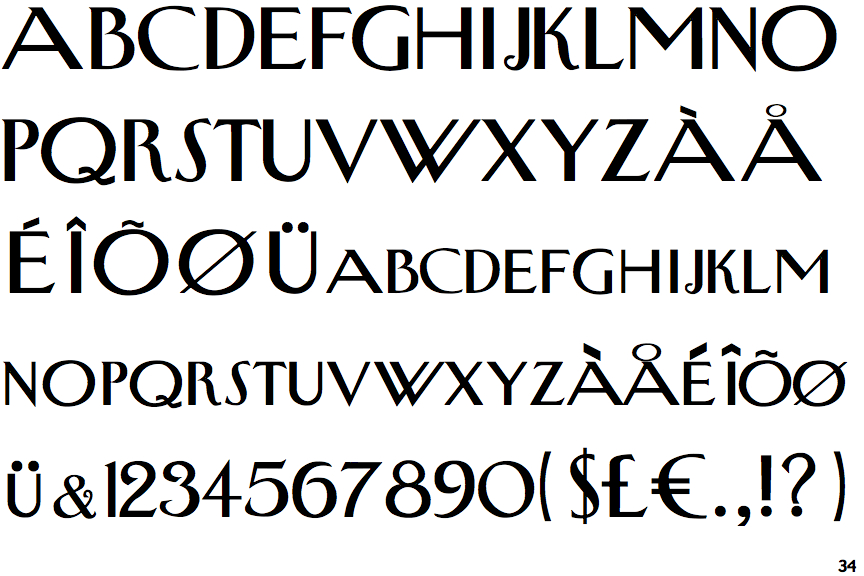 Identifont New Yorker Type