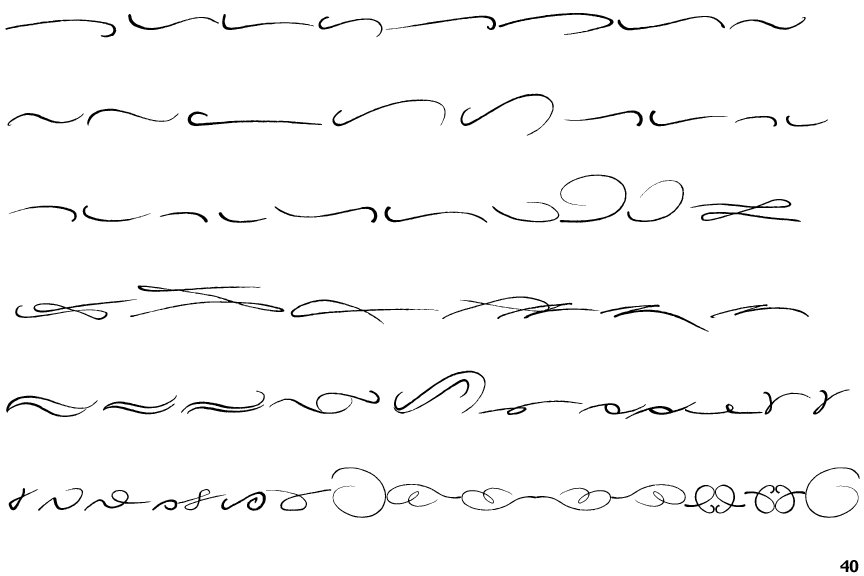 Identifont Prima Script Swashes