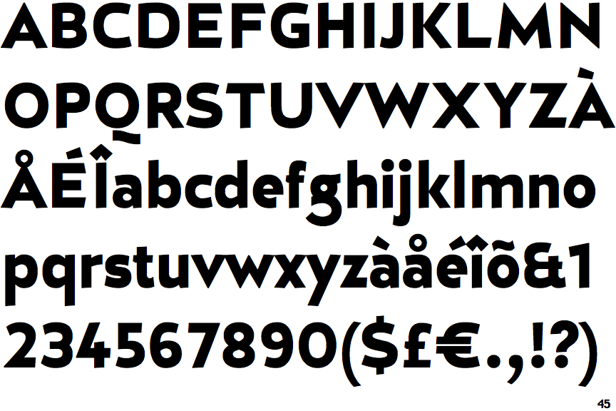 Identifont D Hanna Ultra Black