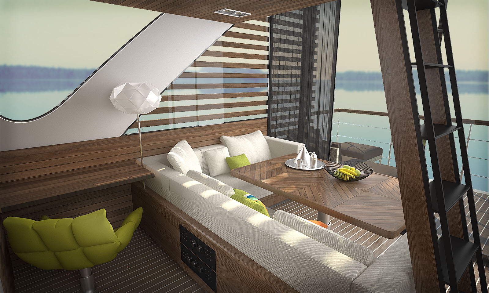 Catamaran Floating Hotel Apartments iDesignArch Interior Design