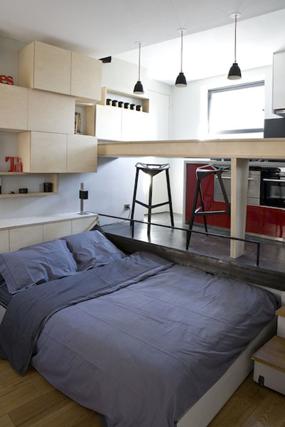 Efficient Studio Apartment Living In Paris iDesignArch