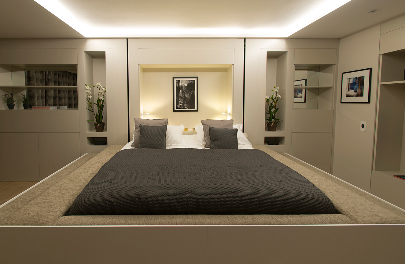 Modular Studio Apartment With Elevator Bed And Disappearing Dining Table iDesignArch
