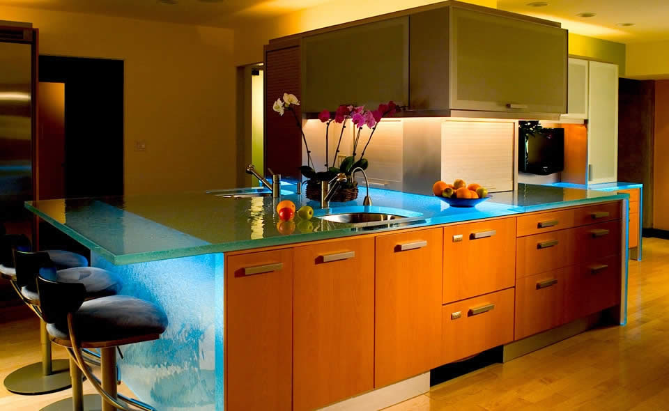 Glass Kitchen Countertops By ThinkGlass iDesignArch Interior Design