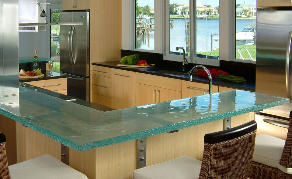 Glass Kitchen Countertops By ThinkGlass iDesignArch Interior Design