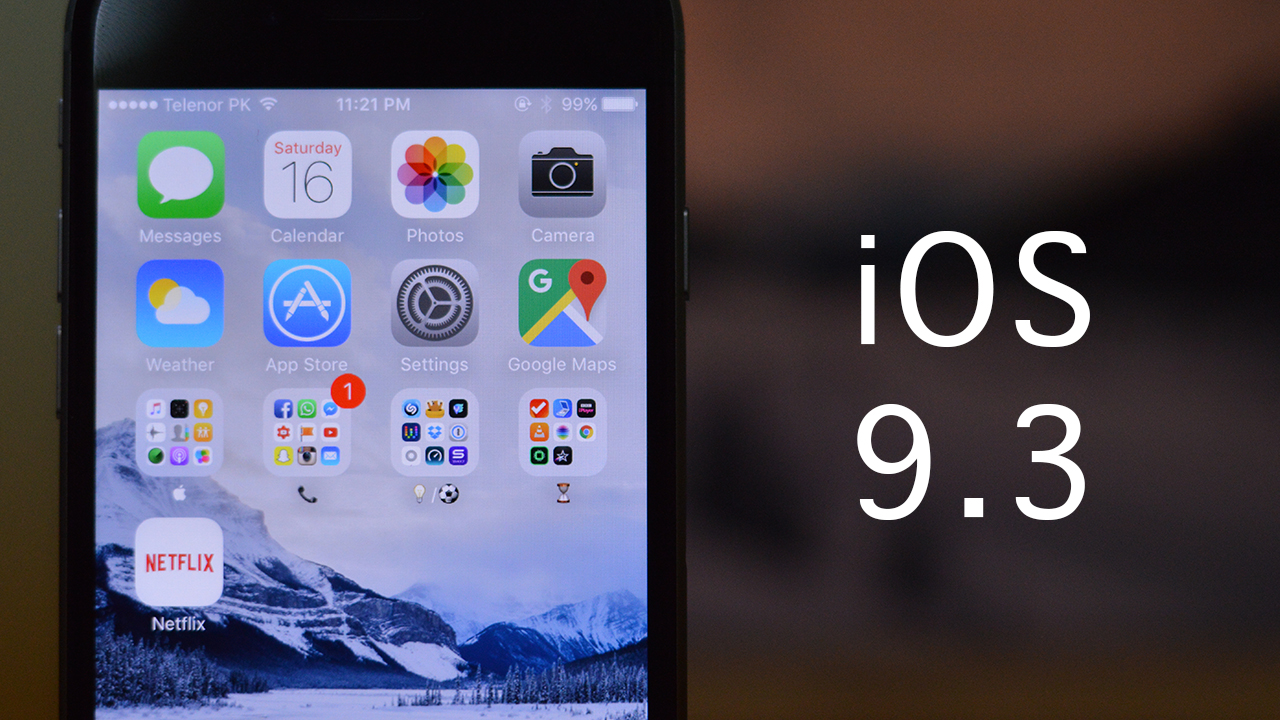 iOS 9.3 public beta 4 a fost lansat iDevice.ro