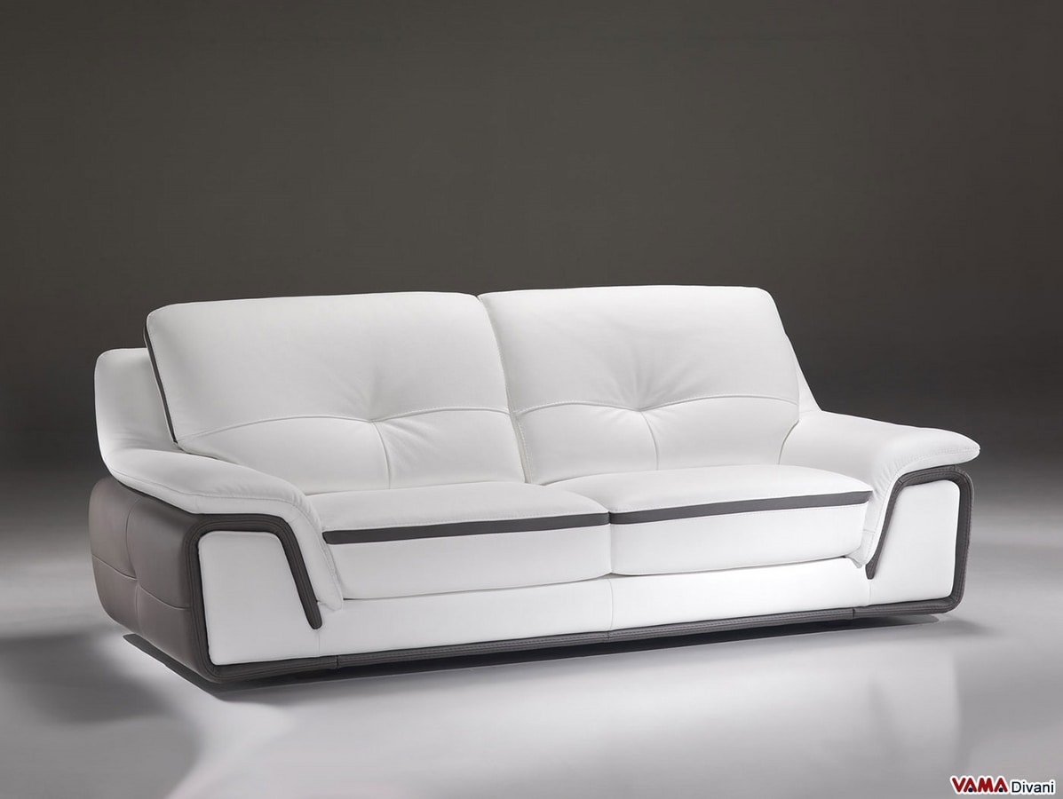 Modern comfortable sofa with wraparound backrest IDFdesign