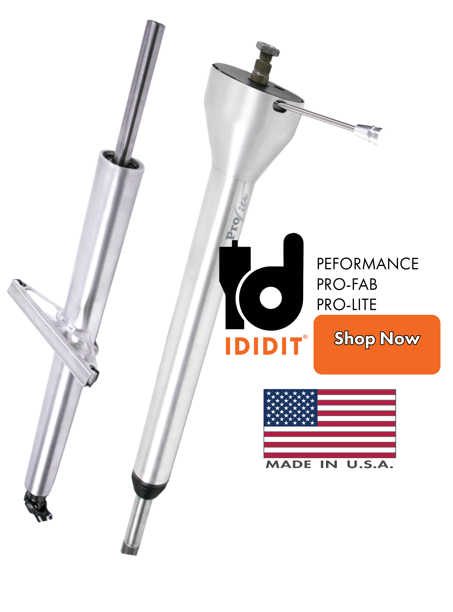 ididit Pro Lite Performance Steering Columns