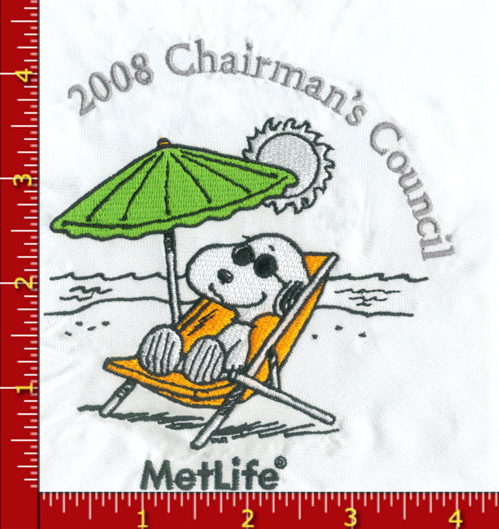 How do you determine the appropriate stitch density for a design