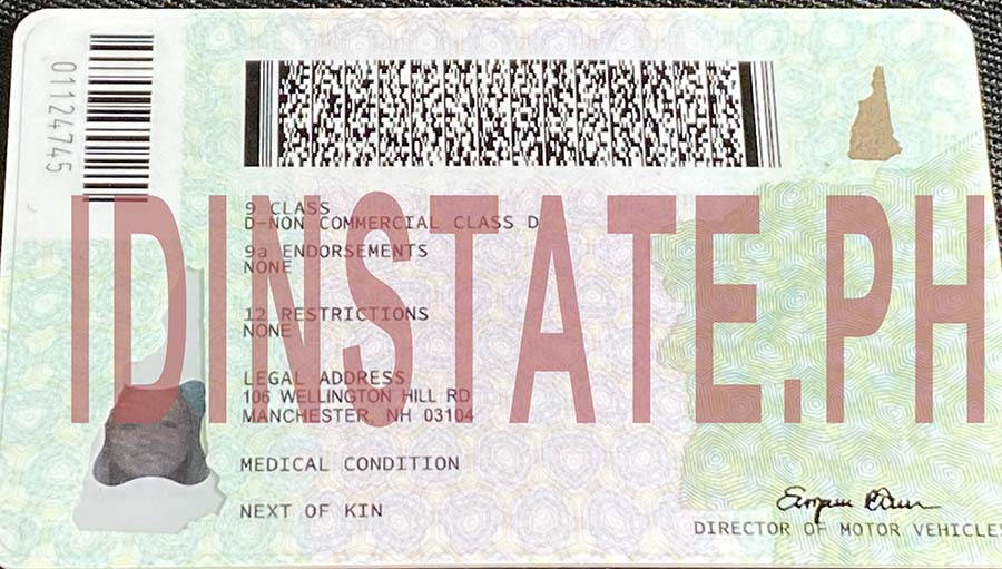 New Hampshire FAKE ID IDINSTATE New Hampshire Fake ID