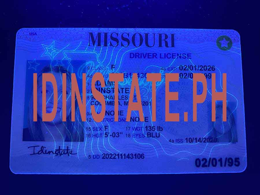 New Missouri State FAKE ID Missouri drivers license.
