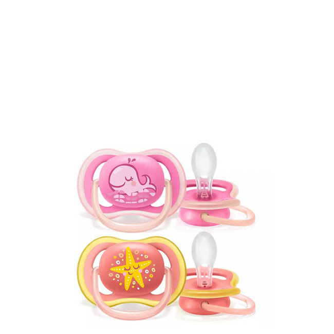 Buy Philips Avent Pacifiers Ultra Air Deco Girl 618M x2 IDIVIA