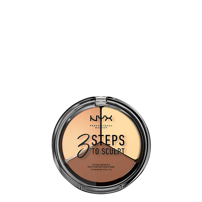 Buy NYX 3 Steps to Sculpt Face Sculpting Palette Color Light 5g